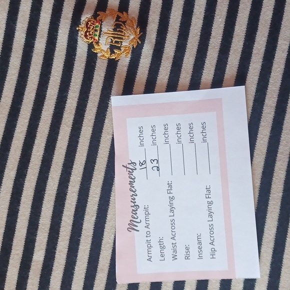 Lauren Ralph Lauren Striped Turtleneck, Embroidered Crest Size P/P Vintage - Picture 11 of 11